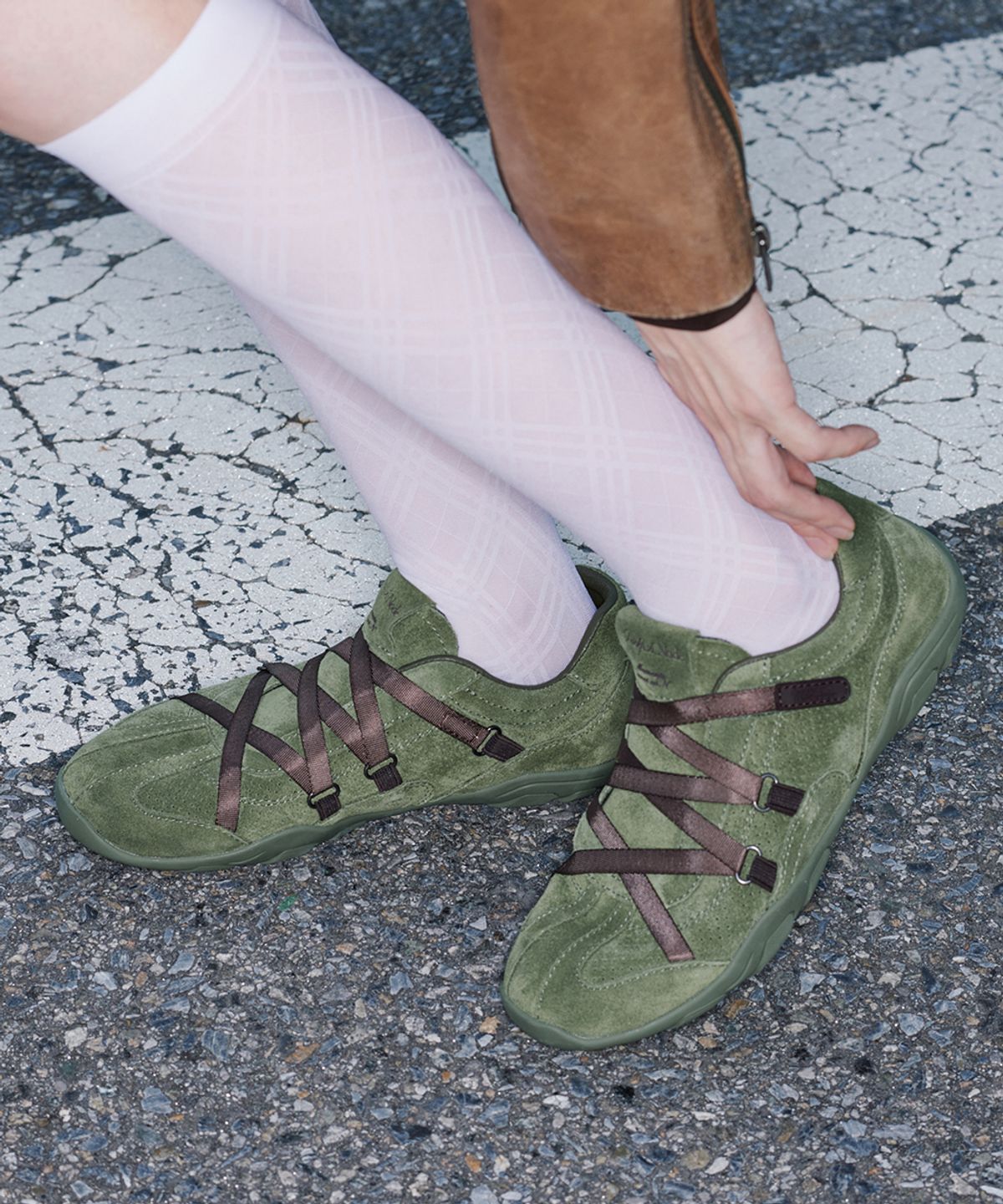 락피쉬웨더웨어(ROCKFISH WEATHERWEAR) ZANE X-STRAP SNEAKERS(SUEDE) - 5 colors