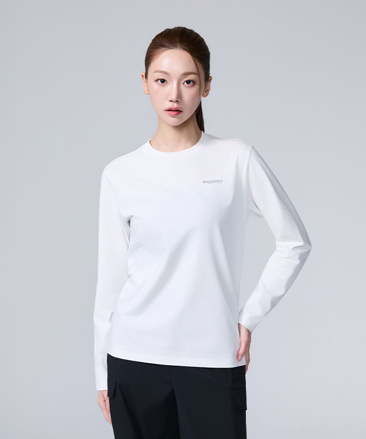 디스커버리 익스페디션(DISCOVERY EXPEDITION) 여성 덴버 긴팔티 (WHITE)