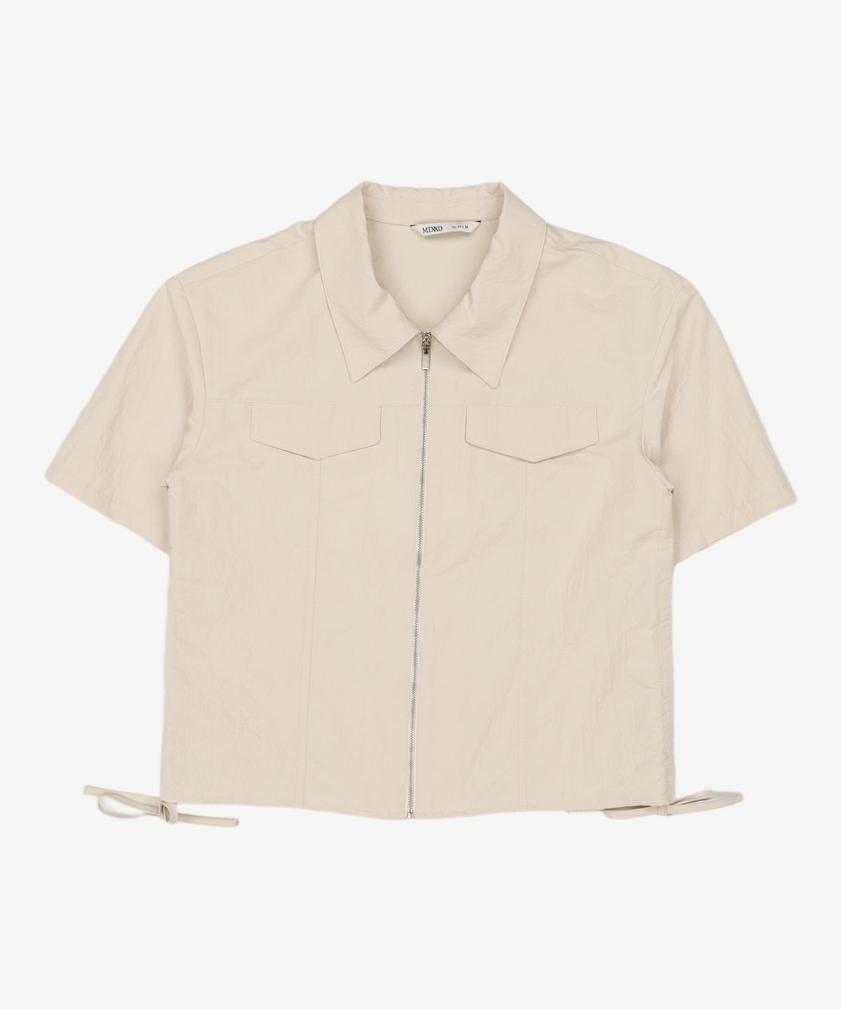 미쏘(MIXXO) 집업 반팔 셔츠_MIWYAE511C M