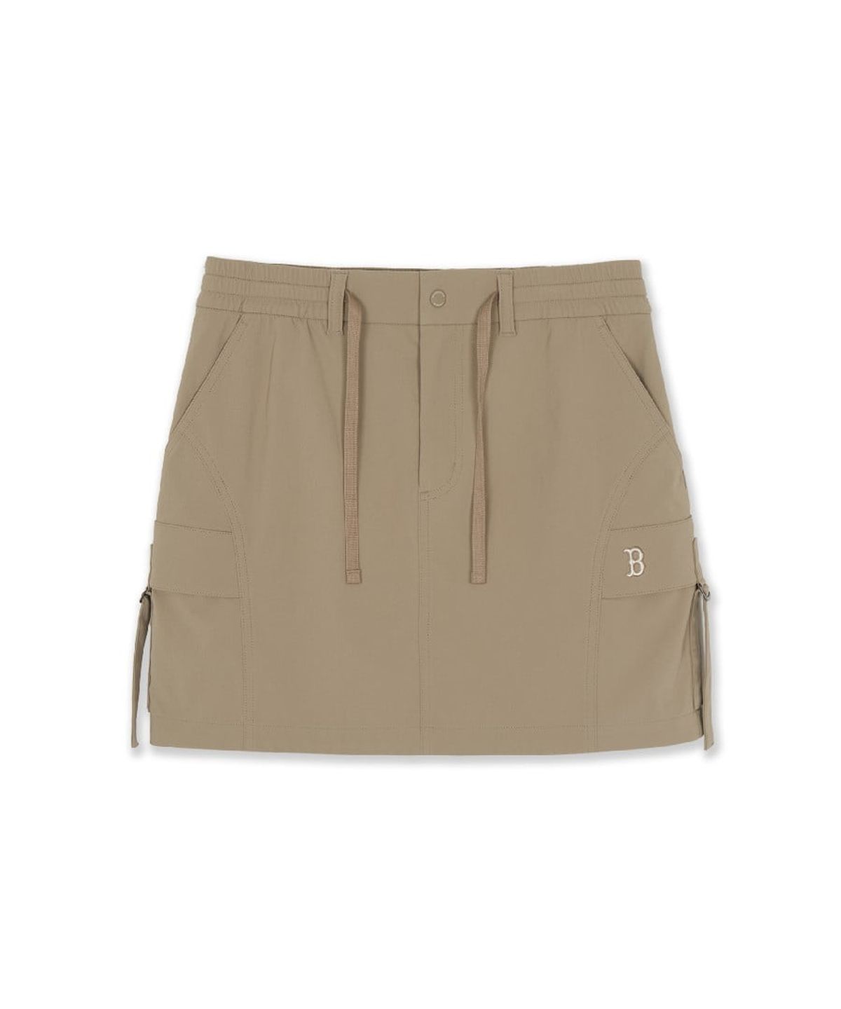 엠엘비(MLB) 여성 코튼터치 스트랩 카고 미니 스커트 BOS (D.Beige)
