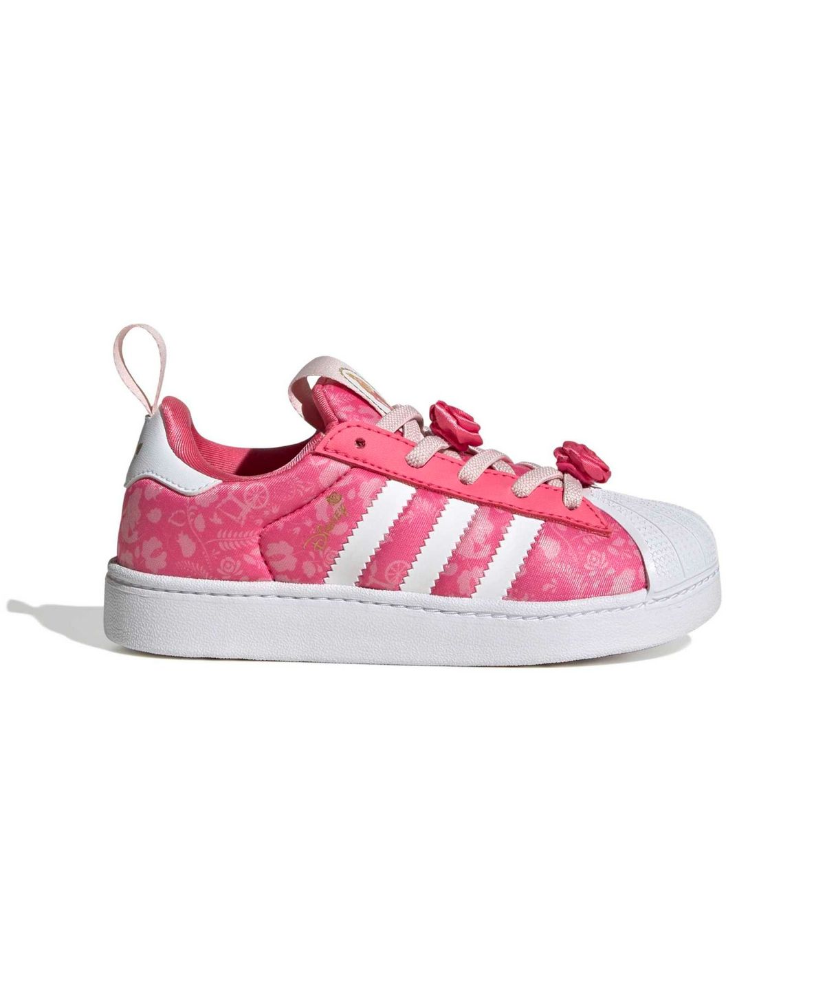 아디다스 키즈(ADIDAS KIDS) 아디다스 X 디즈니 프린세스 슈퍼스타 퀵콘 키즈 - 핑크 / KJ7490