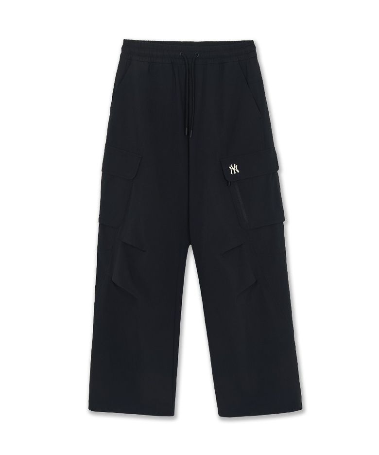 고프코어 파라슈트 카고 와이드 팬츠 NY (Black)