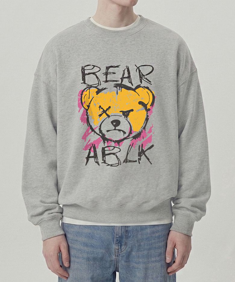 레귤러 스웨트셔츠 BEAR ABLK (3color)