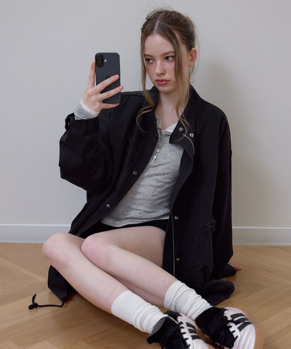 로제프란츠(ROSEFRANTZ) Overfit Padded Field Jacket [Black]