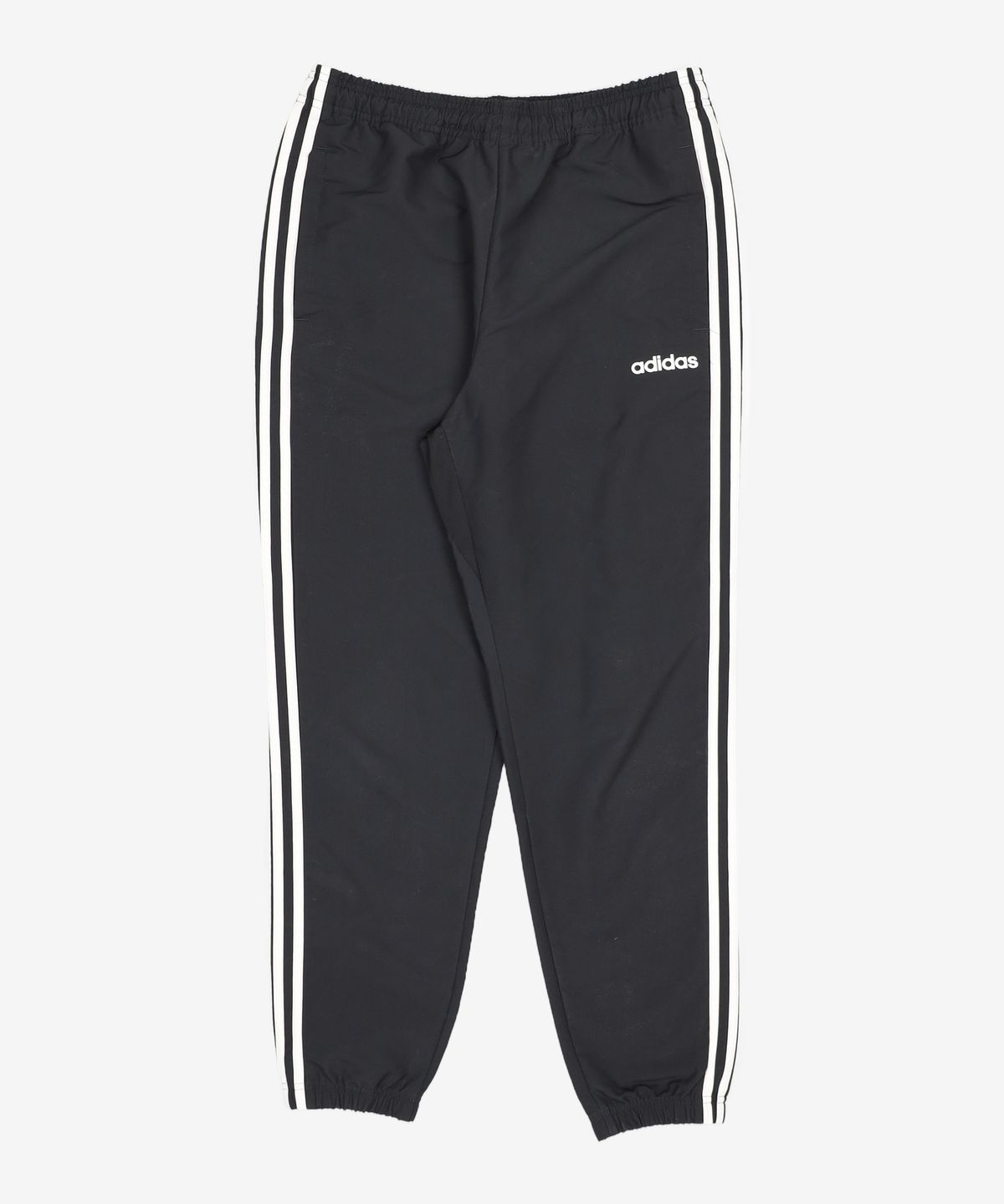 아디다스(ADIDAS) 에센셜 3S 윈드 팬츠 - 블랙:화이트 / DQ3100 L