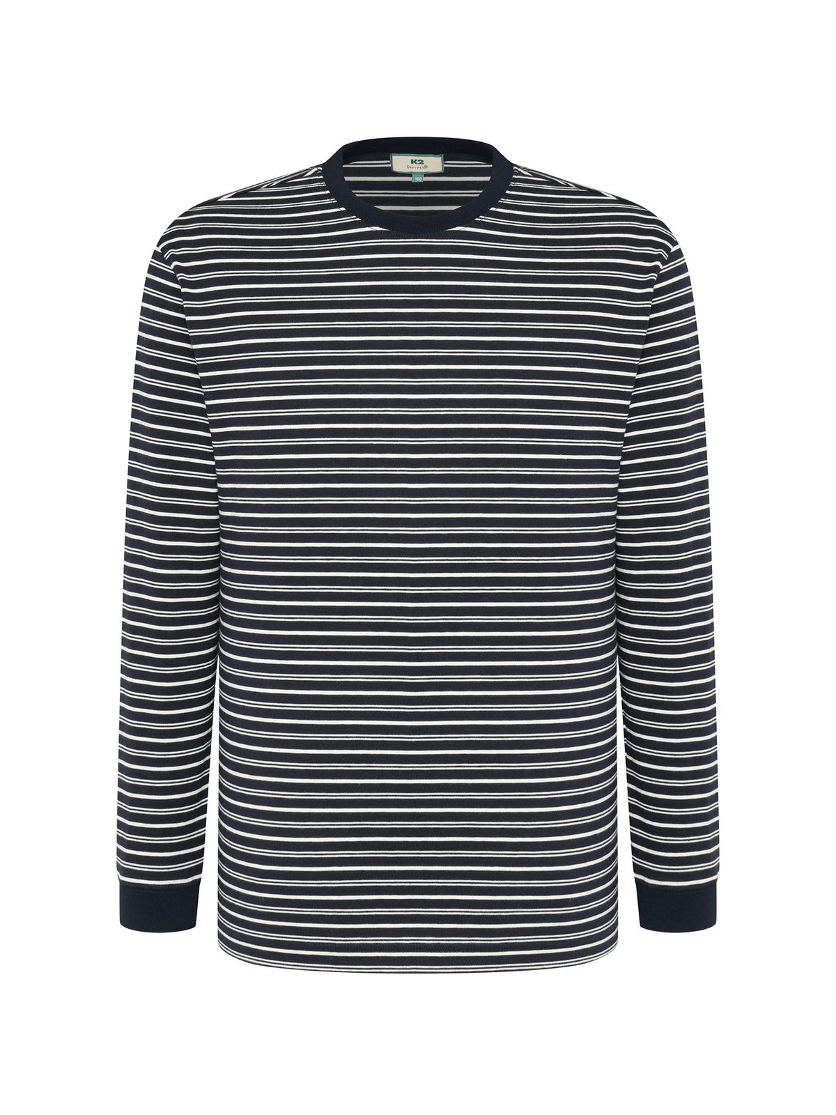 케이투(K2) FOR:REST 스트라이프 긴팔 티셔츠_Dark Navy