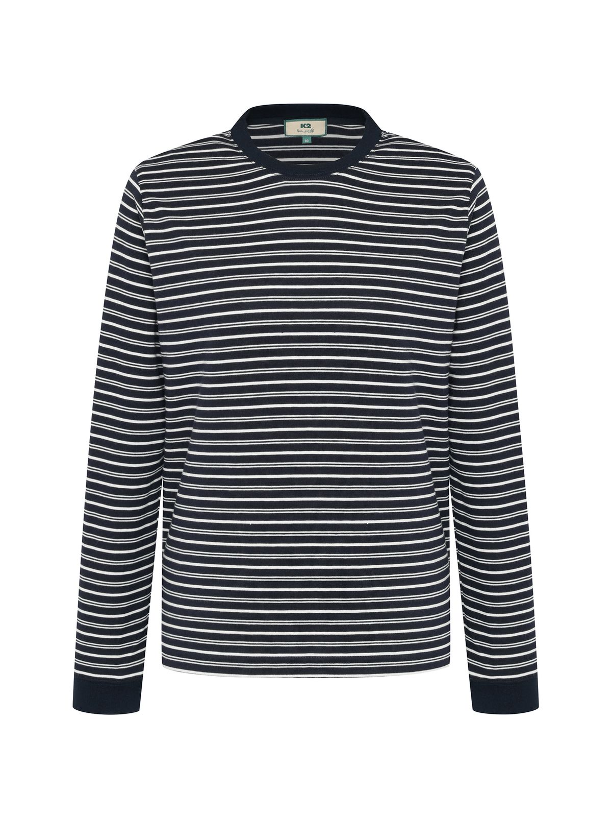 케이투(K2) FOR:REST 스트라이프 긴팔 티셔츠 W_Dark Navy