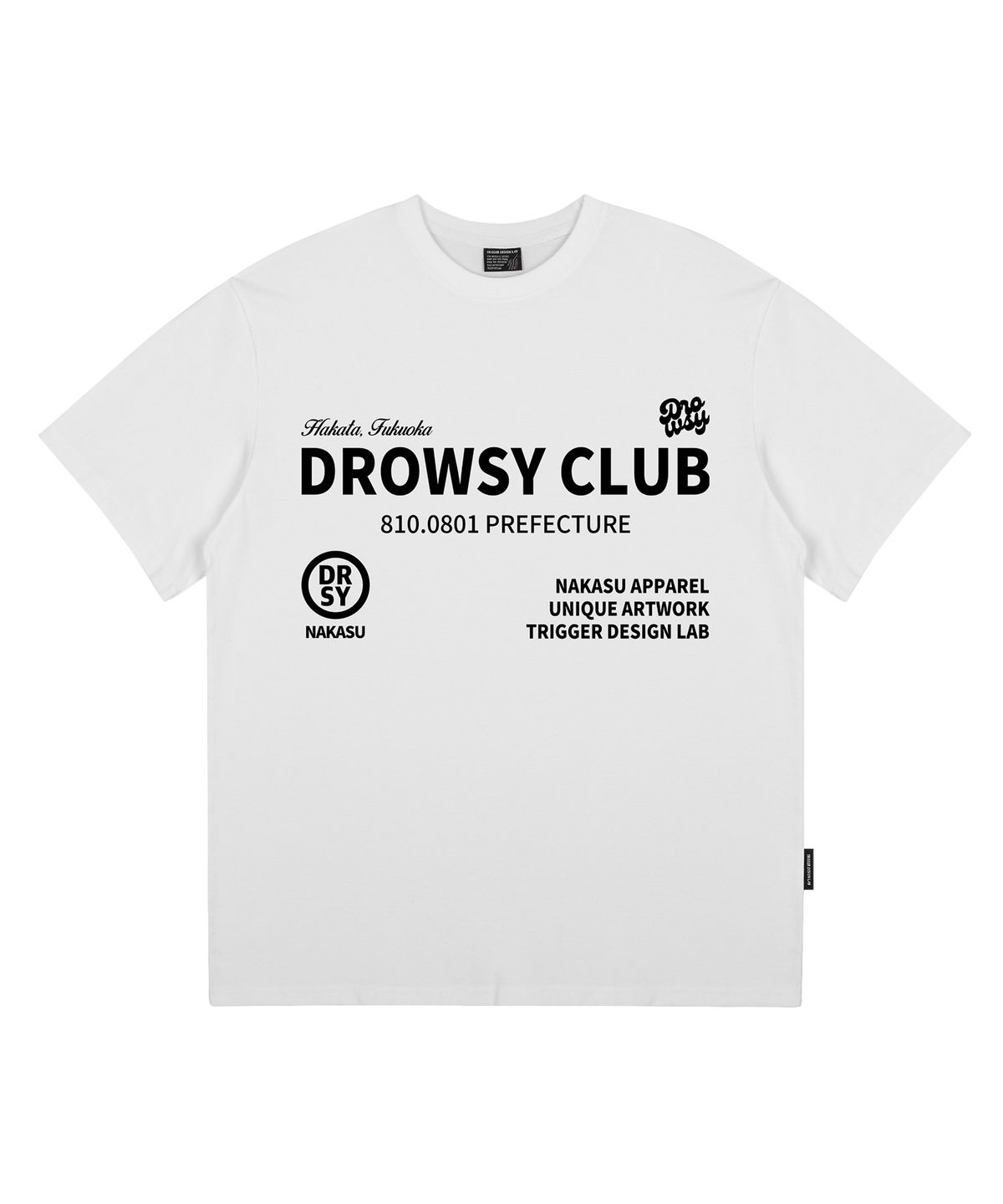 드로우시(DROWSY) DW 후쿠오카 반팔티셔츠 2color
