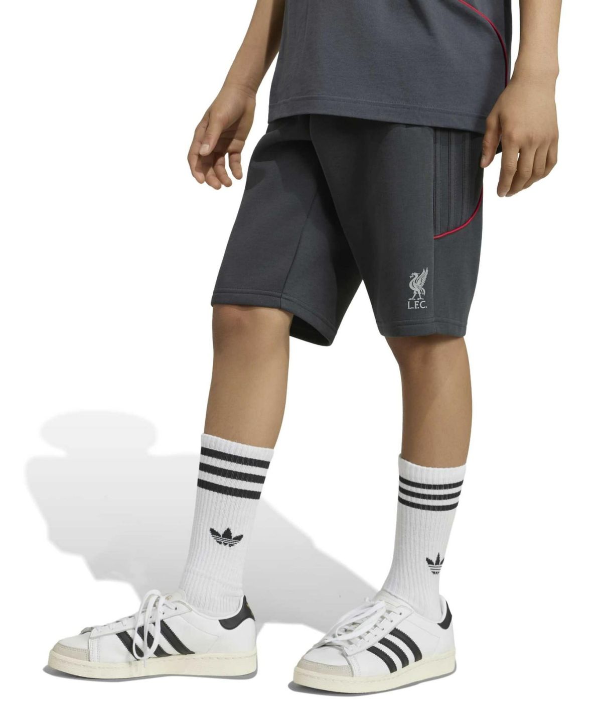 아디다스 키즈(ADIDAS KIDS) 리버풀 FC 스페이서 팀가이스트 26 쇼츠 키즈 - 그레이 / KY8902