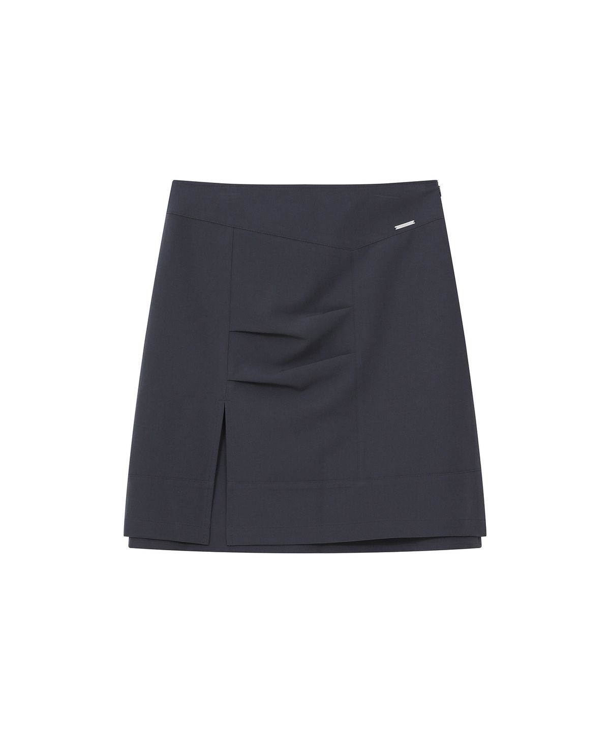 미세키서울(MISEKI SEOUL) Layered panel pleats midi skirt CHARCOAL