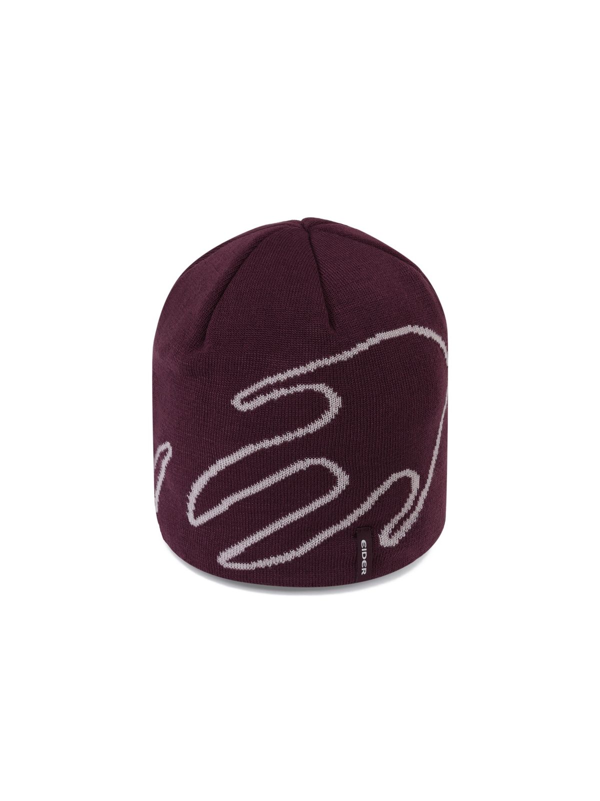 아이더(EIDER) 로고 그래픽 비니_Burgundy