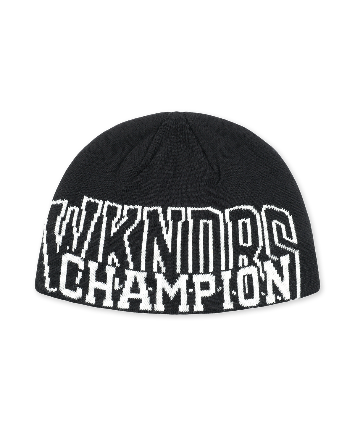 위캔더스(WKNDRS) WKNDRS x CHAMPION BEANIE (BLACK)