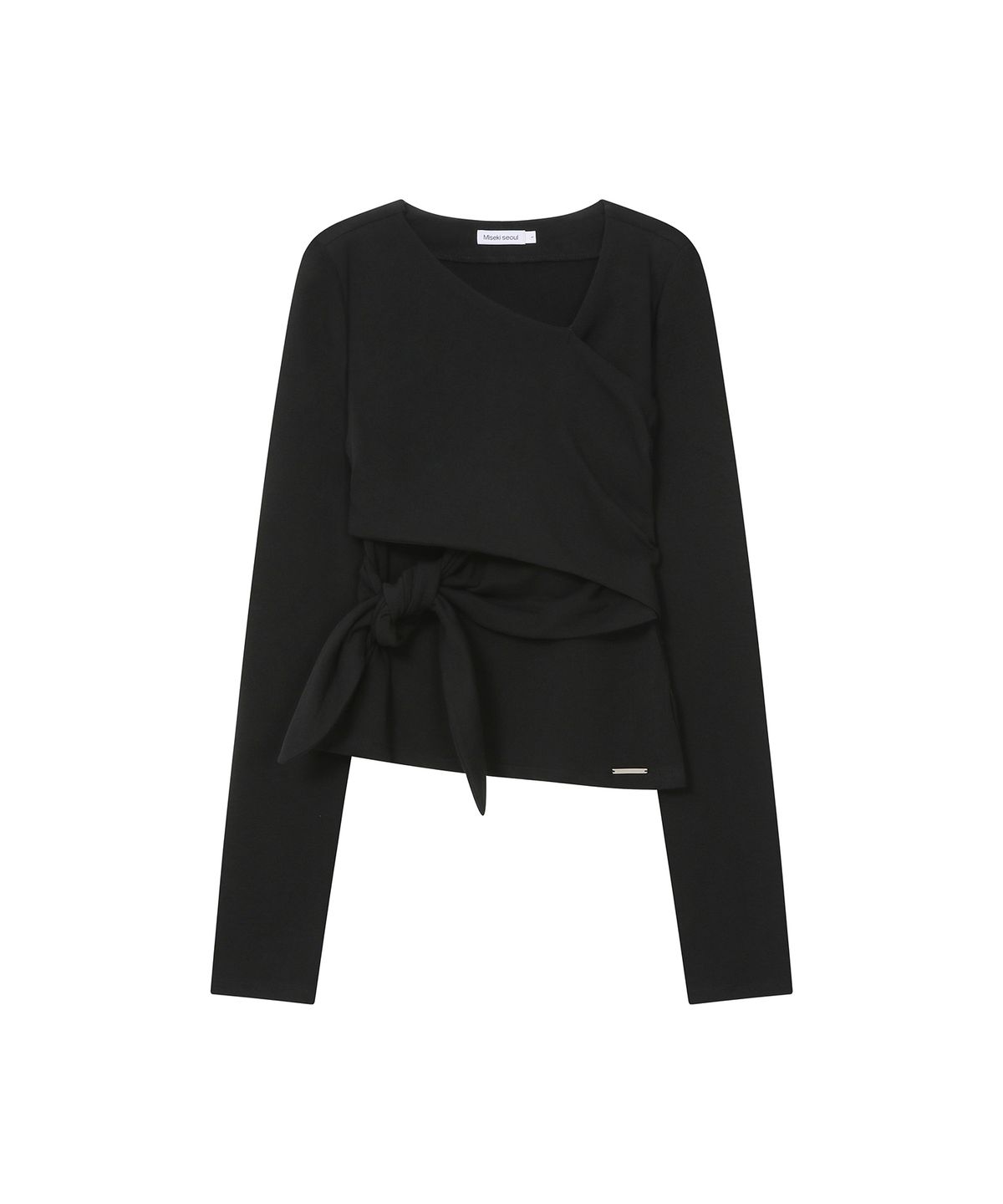 미세키서울(MISEKI SEOUL) Tie-up layered long sleeve BLACK
