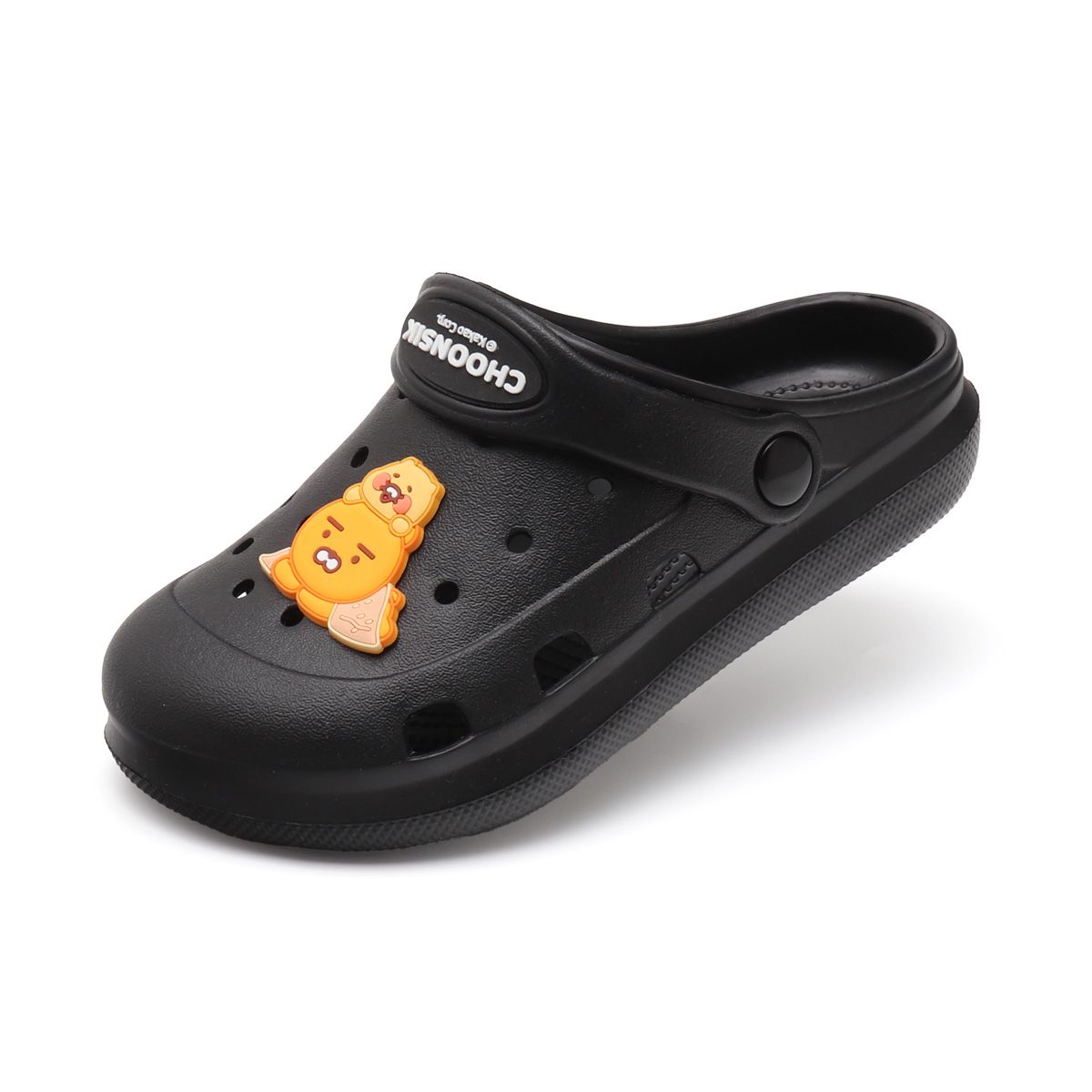카카오프렌즈 슈즈(KAKAO FRIENDS SHOES) 춘식이 릴렉스 파크 샌들 [블랙]