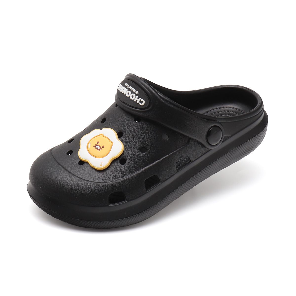 카카오프렌즈 슈즈(KAKAO FRIENDS SHOES) 춘식이 굿모닝 파크 샌들 [블랙]