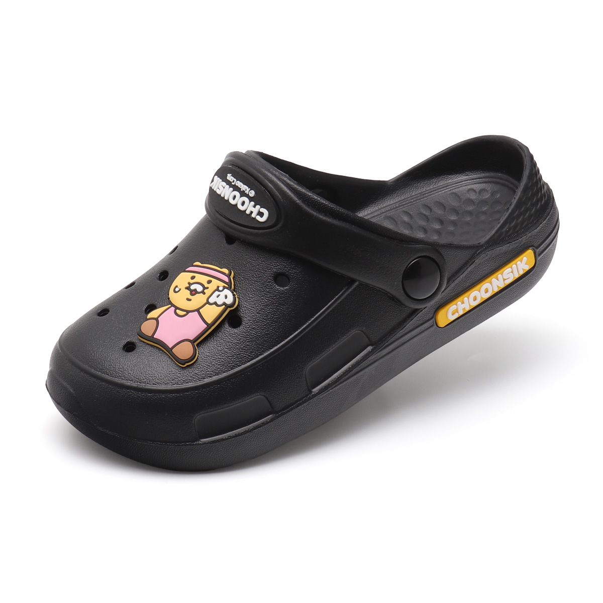카카오프렌즈 슈즈(KAKAO FRIENDS SHOES) 춘식이 헬린이 통통 샌들 [블랙]