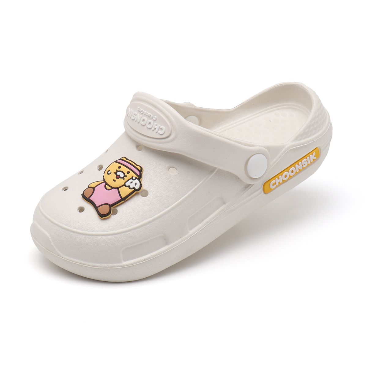 카카오프렌즈 슈즈(KAKAO FRIENDS SHOES) 춘식이 헬린이 통통 샌들 [아이보리]