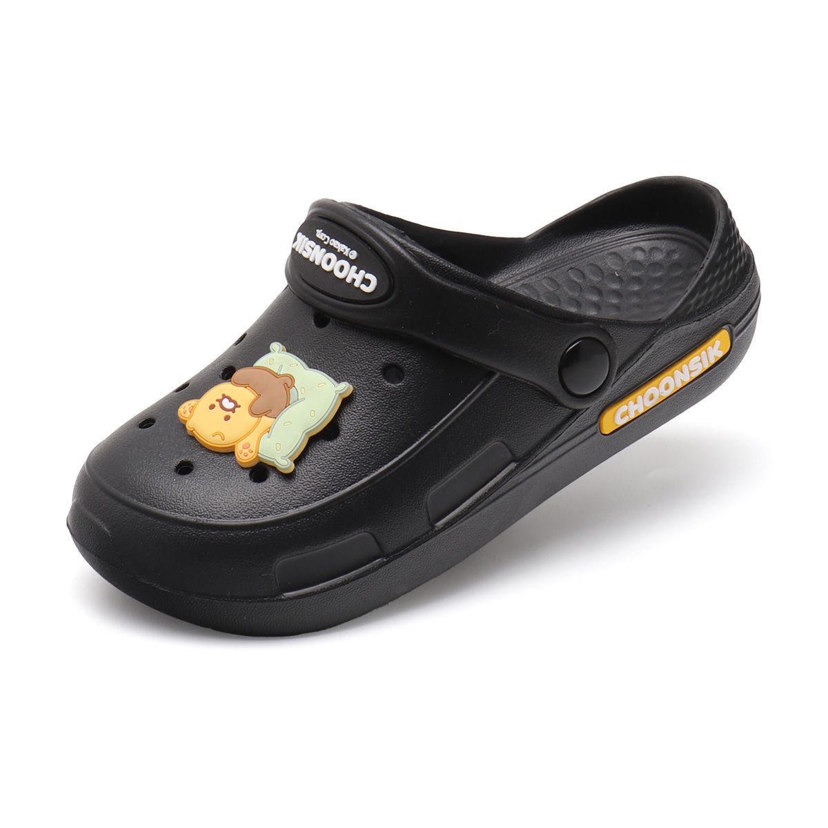 카카오프렌즈 슈즈(KAKAO FRIENDS SHOES) 춘식이 패밀리 통통 샌들 [블랙]