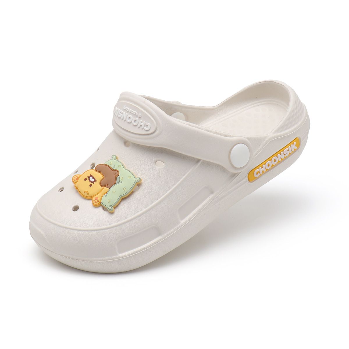 카카오프렌즈 슈즈(KAKAO FRIENDS SHOES) 춘식이 패밀리 통통 샌들 [아이보리]