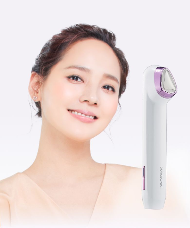 글림빛 세모플러스 7in1 물방울초음파 윤곽 탄력 흡수 광채 디바이스