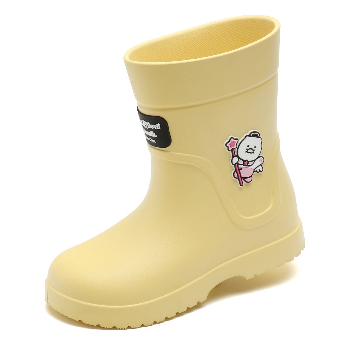 카카오프렌즈 슈즈(KAKAO FRIENDS SHOES) 춘식이 엔젤 레인부츠 [버터옐로우]