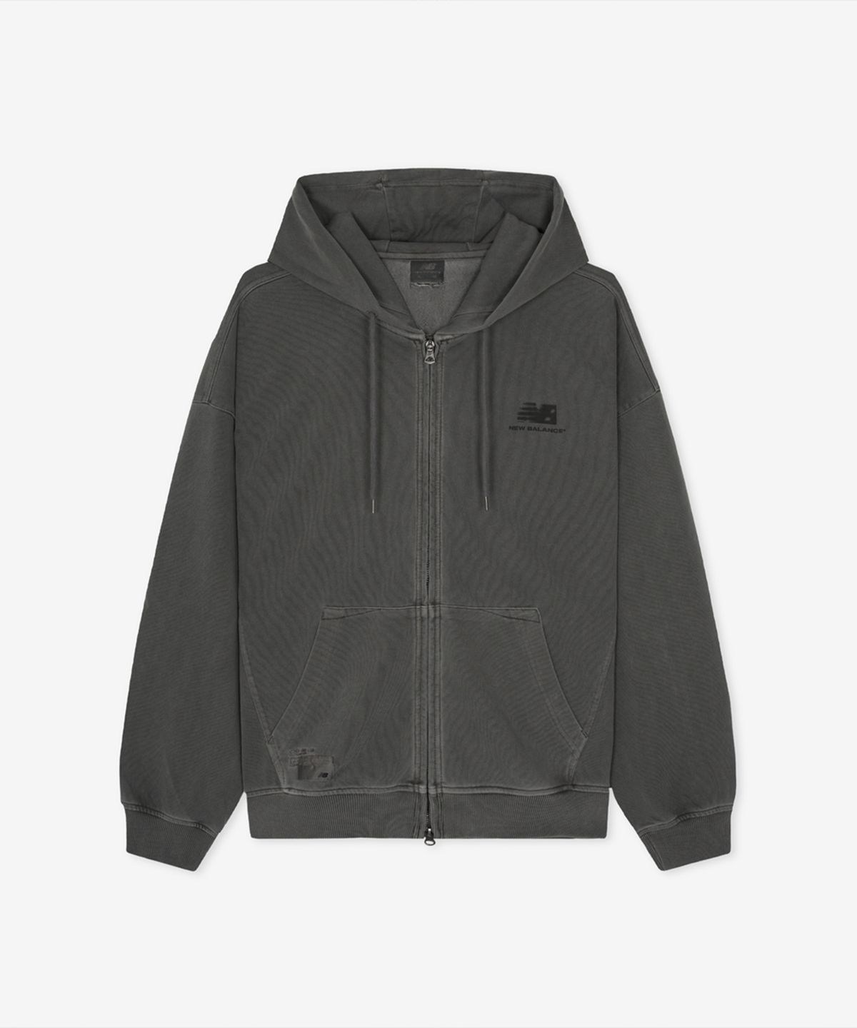 뉴발란스(NEW BALANCE) NBMDG31833 / UNI ESCAPE 다잉 후드집업 (CHARCOAL)
