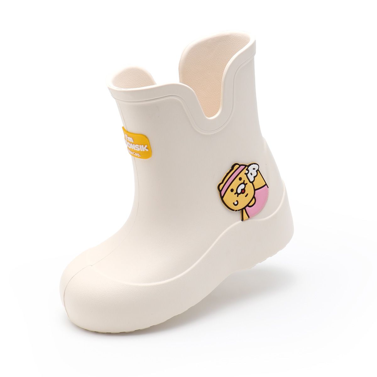 카카오프렌즈 슈즈(KAKAO FRIENDS SHOES) 춘식이 헬린이 레인부츠 [아이보리]