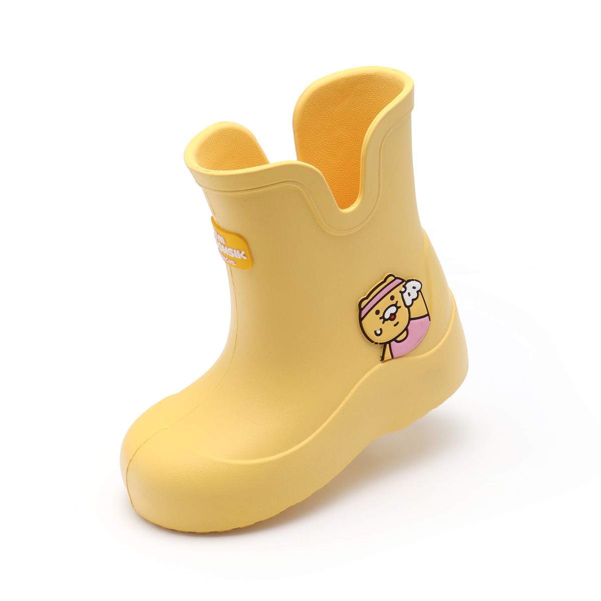 카카오프렌즈 슈즈(KAKAO FRIENDS SHOES) 춘식이 헬린이 레인부츠 [옐로우]