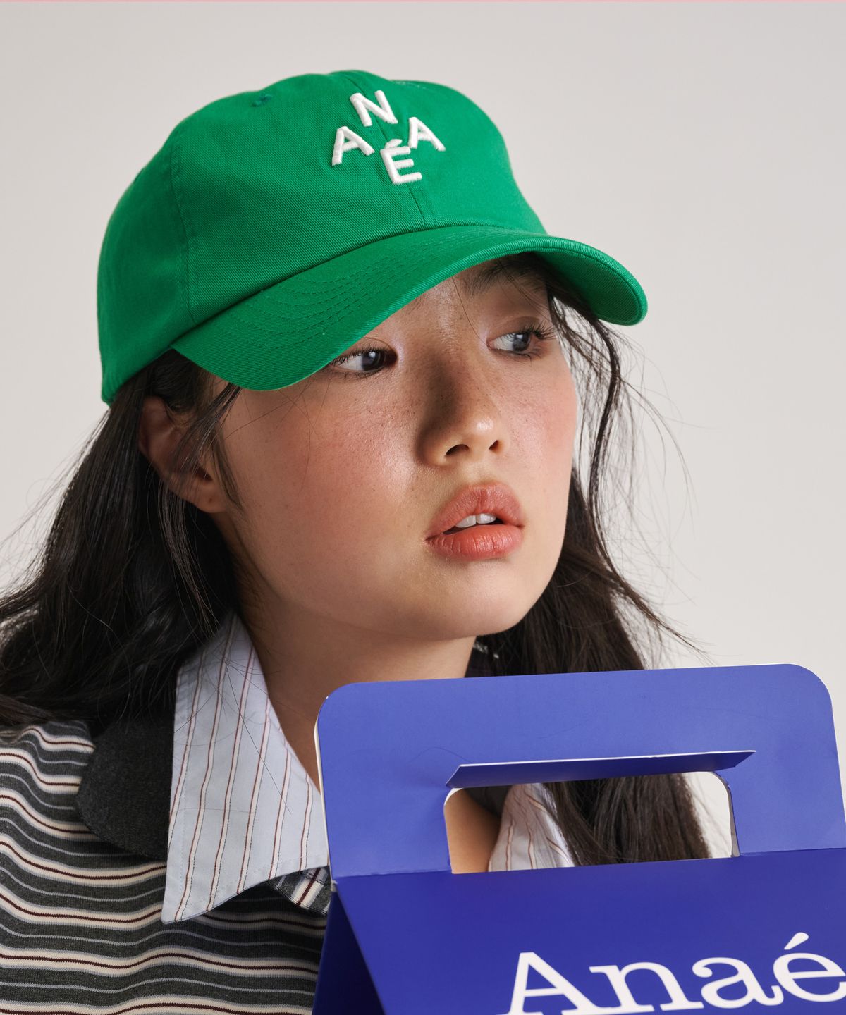 아나에(ANAE) STACK CAP GREEN
