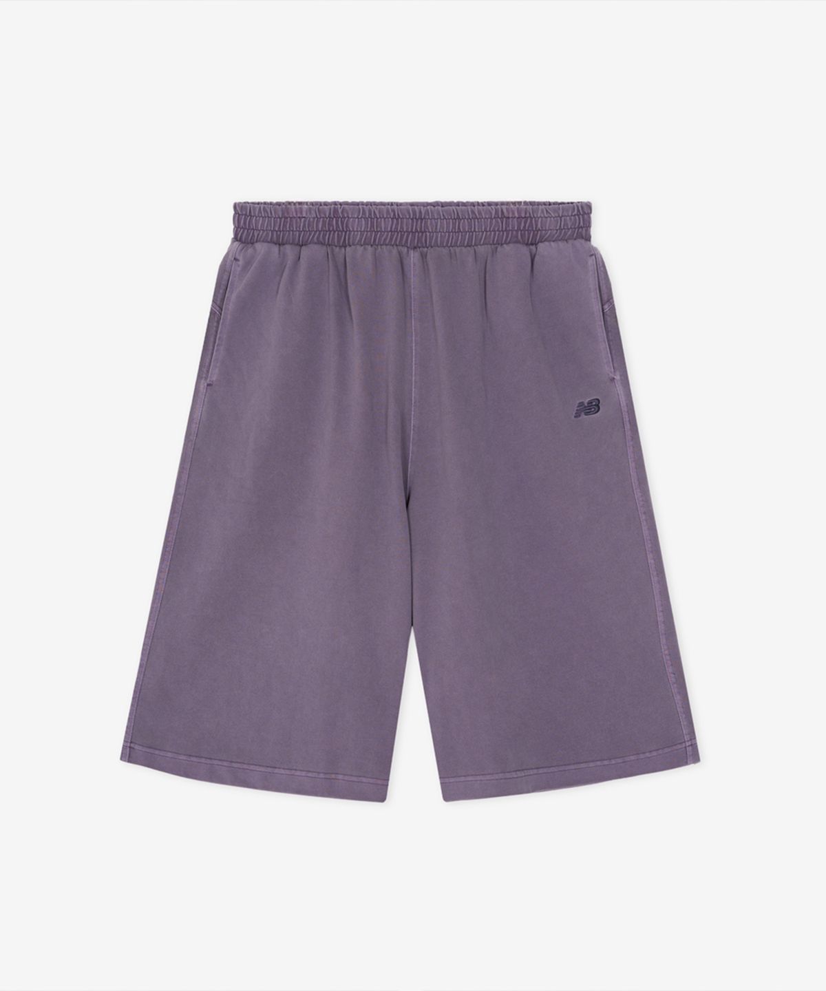 뉴발란스(NEW BALANCE) NBNVG31843 / UNI ESCAPE 8부 다잉 버뮤다 스웻쇼츠 (PURPLE)