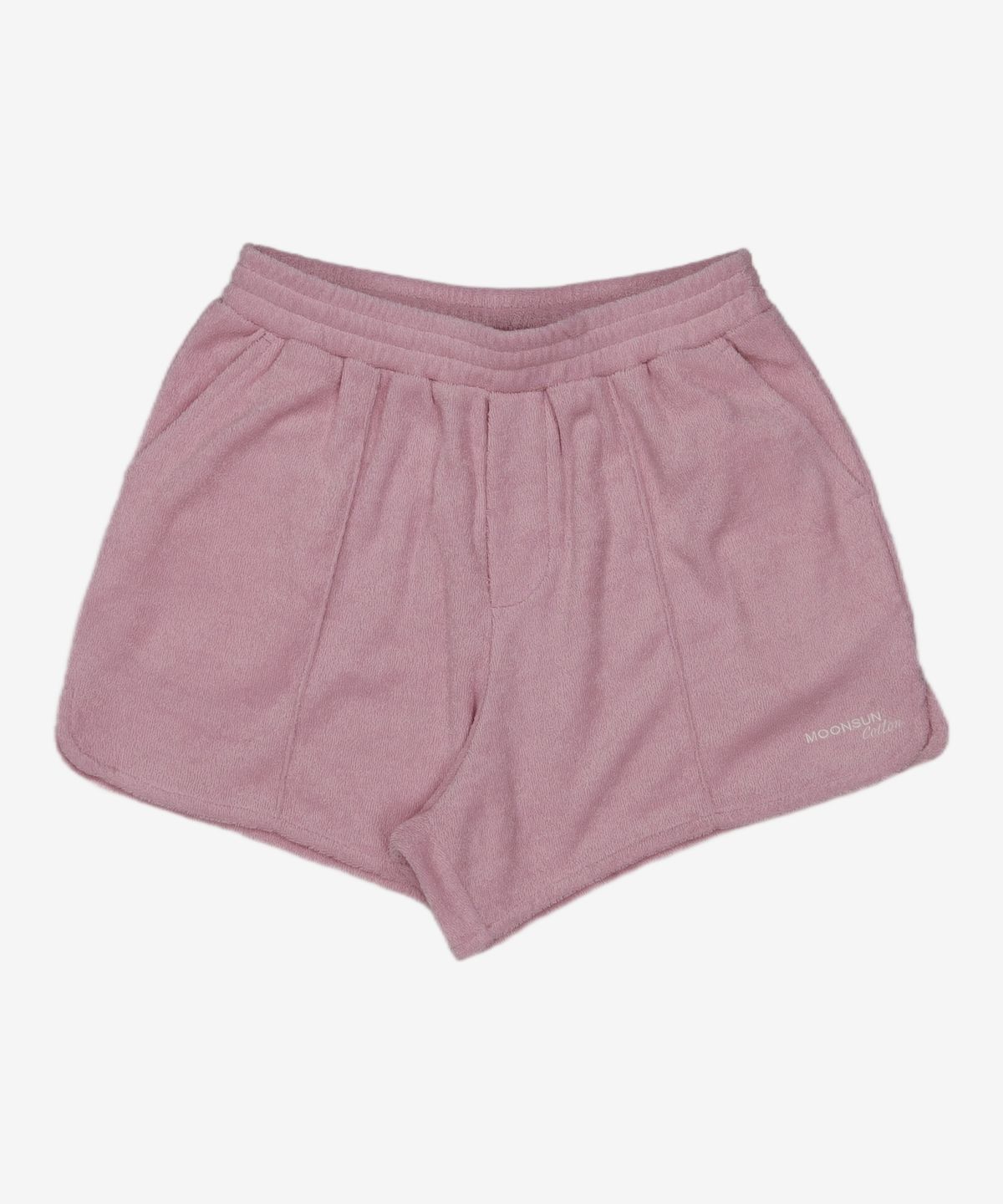 문선 아카이브(MOONSUN ARCHIVE) M.C UNISEX, Logo Terry Shorts / PINK S