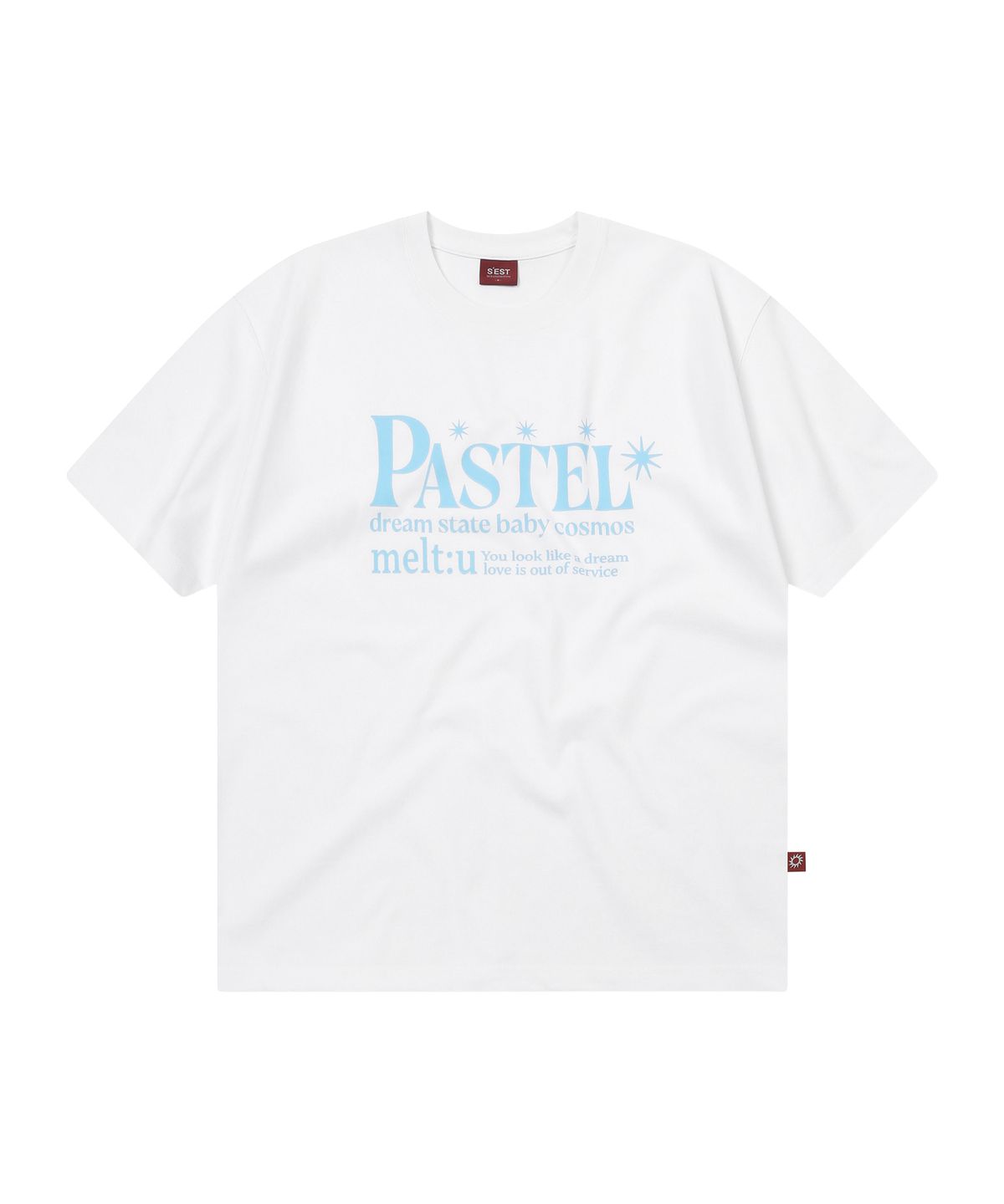 에스이에스티(S'EST) Pastel T-shirts White