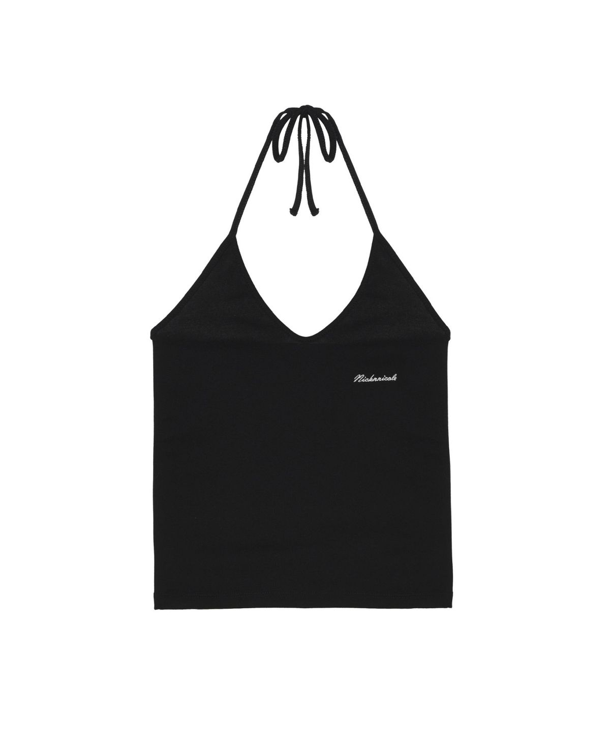 닉앤니콜(NICK&NICOLE) STRING HALTER NECK_BLACK