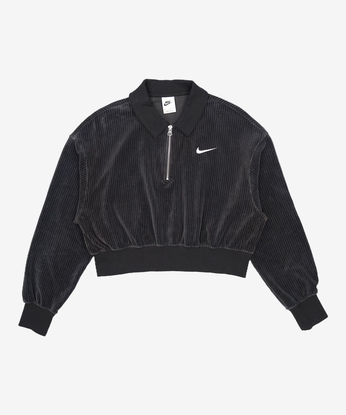 나이키(NIKE) 스포츠웨어 벨루어 쿼터집 탑 W - 블랙:세일 / DQ5939-010 L