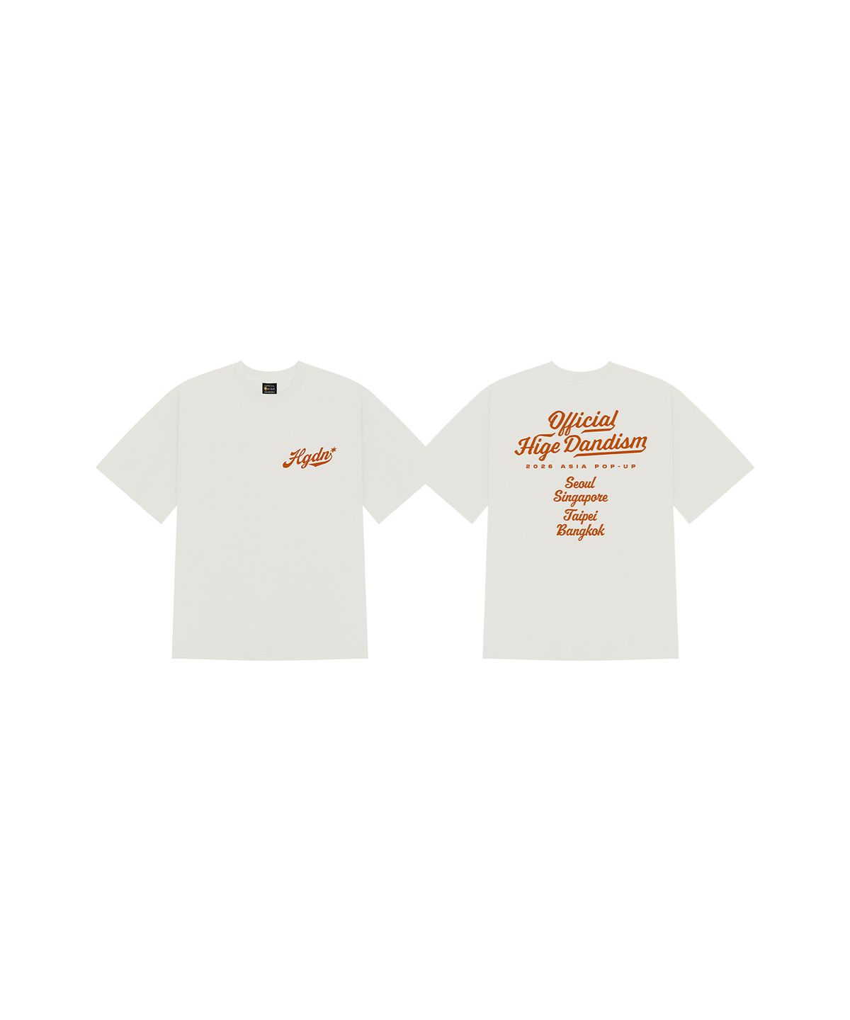 오피셜히게단디즘(OFFICIAL HIGE DANDISM) [HGDN] LOGO T-SHIRT