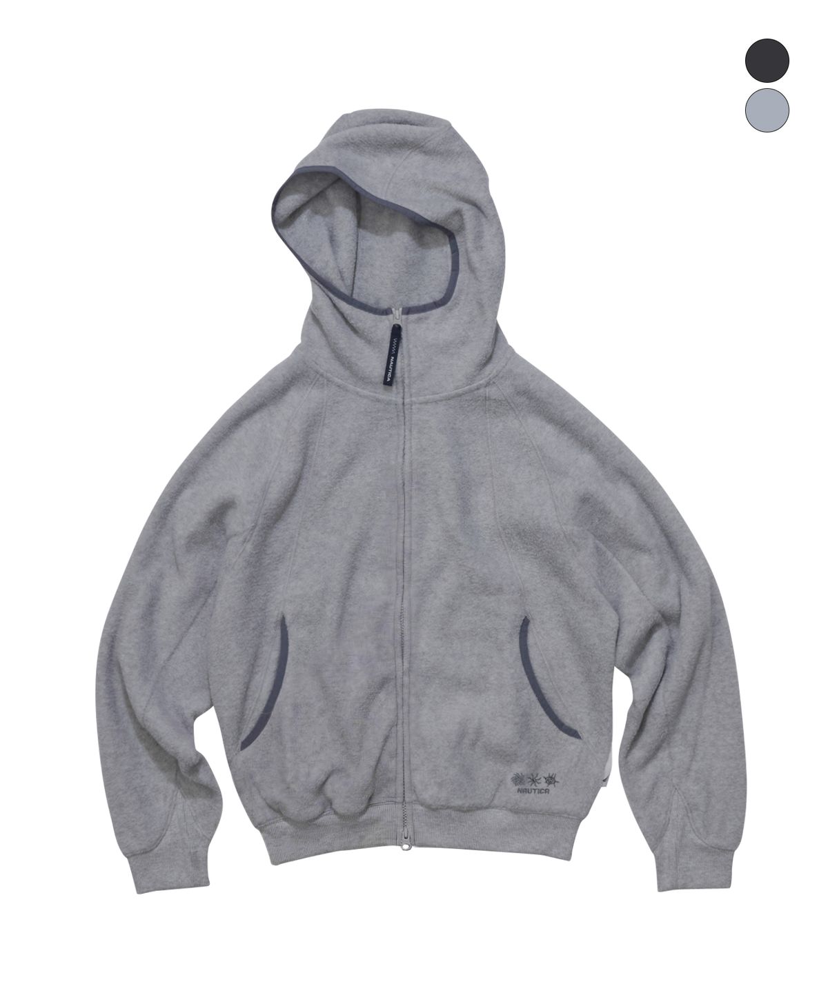 노티카(NAUTICA) 오션 토템 후디드 폴라 자켓(2colors) NFL2186