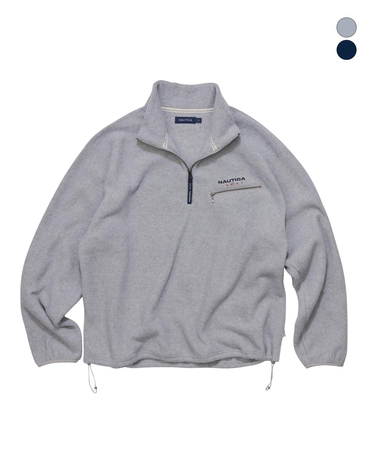 노티카(NAUTICA) 83플래그 폴라 메탈 하프 집업(2colors) NFL2206