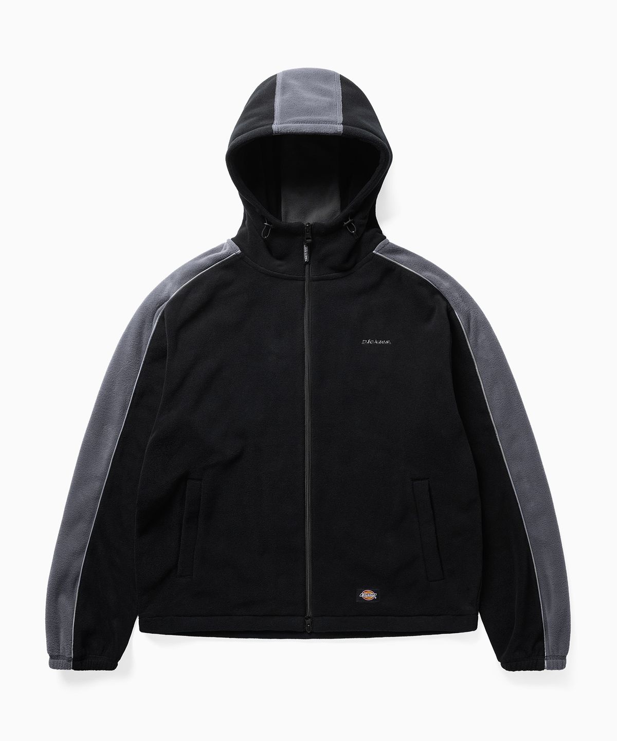 디키즈(DICKIES) 폴라텍 투톤 플리스 후드 재킷 Black