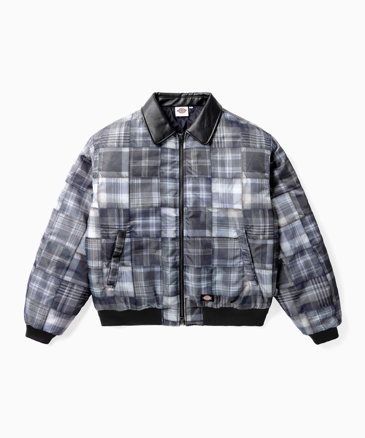 디키즈(DICKIES) 패치워크 봄버 재킷 Black