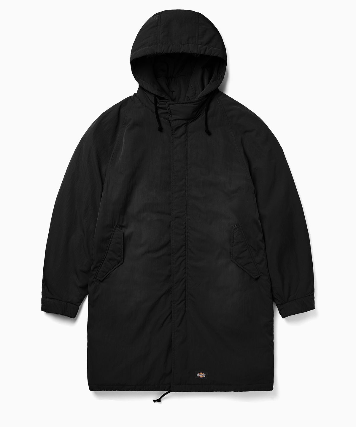 디키즈(DICKIES) 워시드 나일론 피쉬테일 재킷 Black