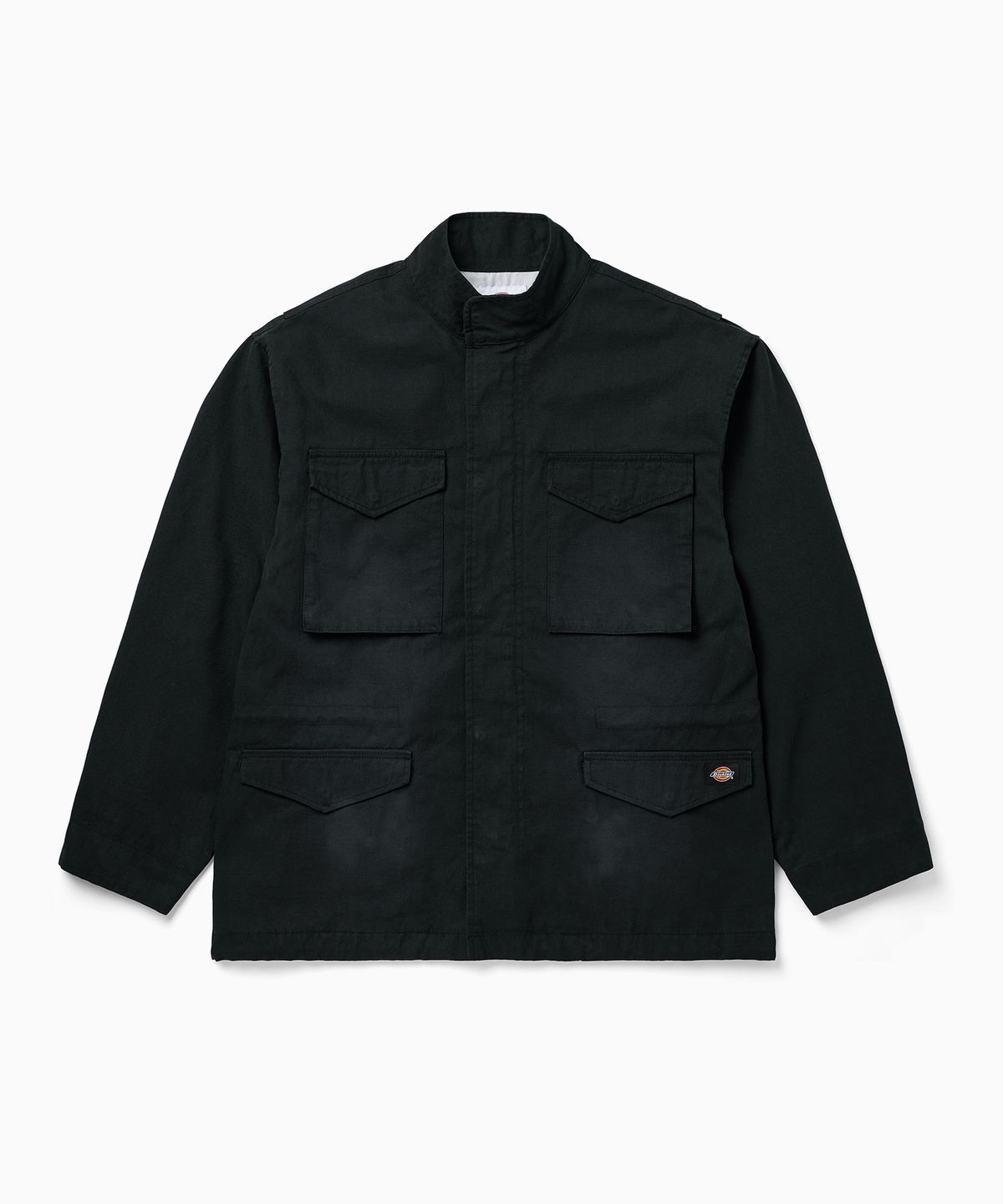 디키즈(DICKIES) 워시드 M-65 필드 재킷 Black