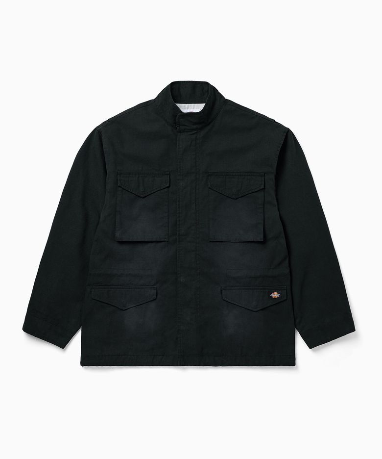 워시드 M-65 필드 재킷 Black