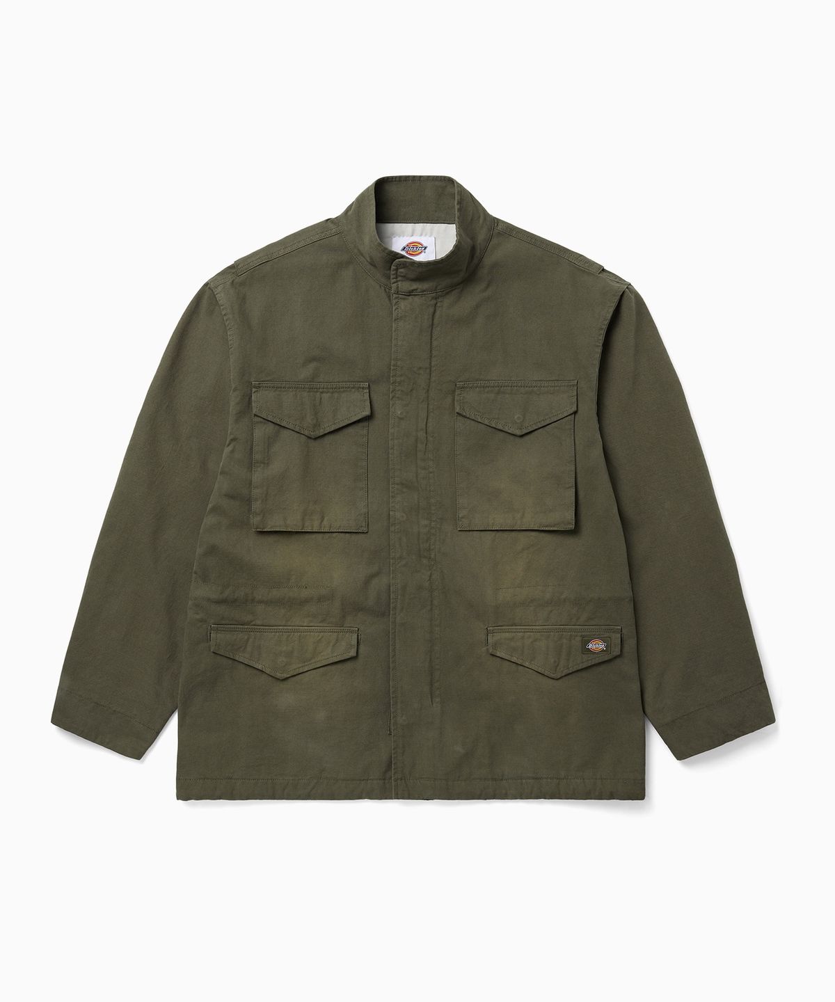 디키즈(DICKIES) 워시드 M-65 필드 재킷 Olive