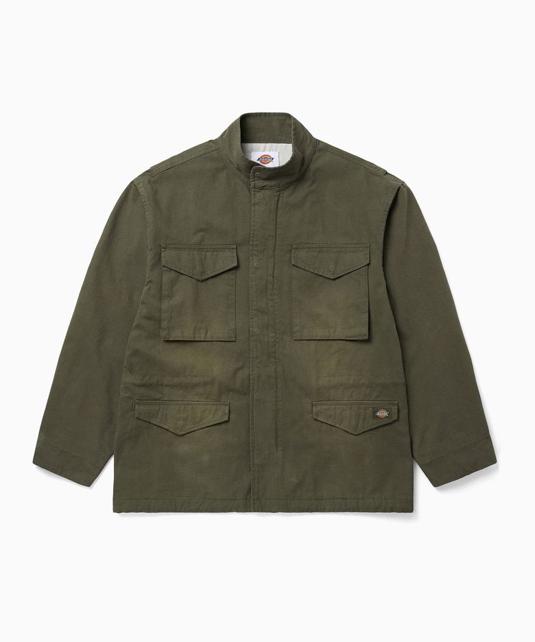 워시드 M-65 필드 재킷 Olive