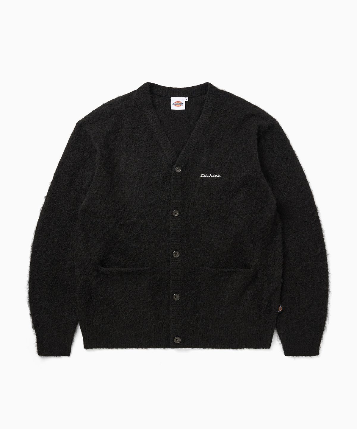 디키즈(DICKIES) 헤어리 니트 가디건 Black