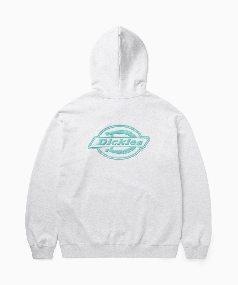 백 모노 로고 후디 Light Grey Melange