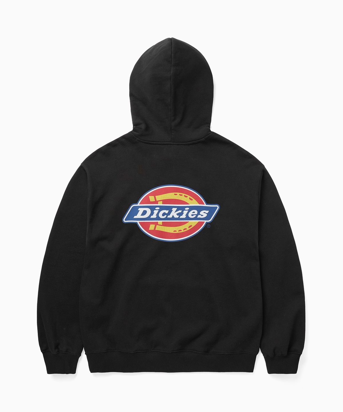 디키즈(DICKIES) 백 트리 로고 후디 Black