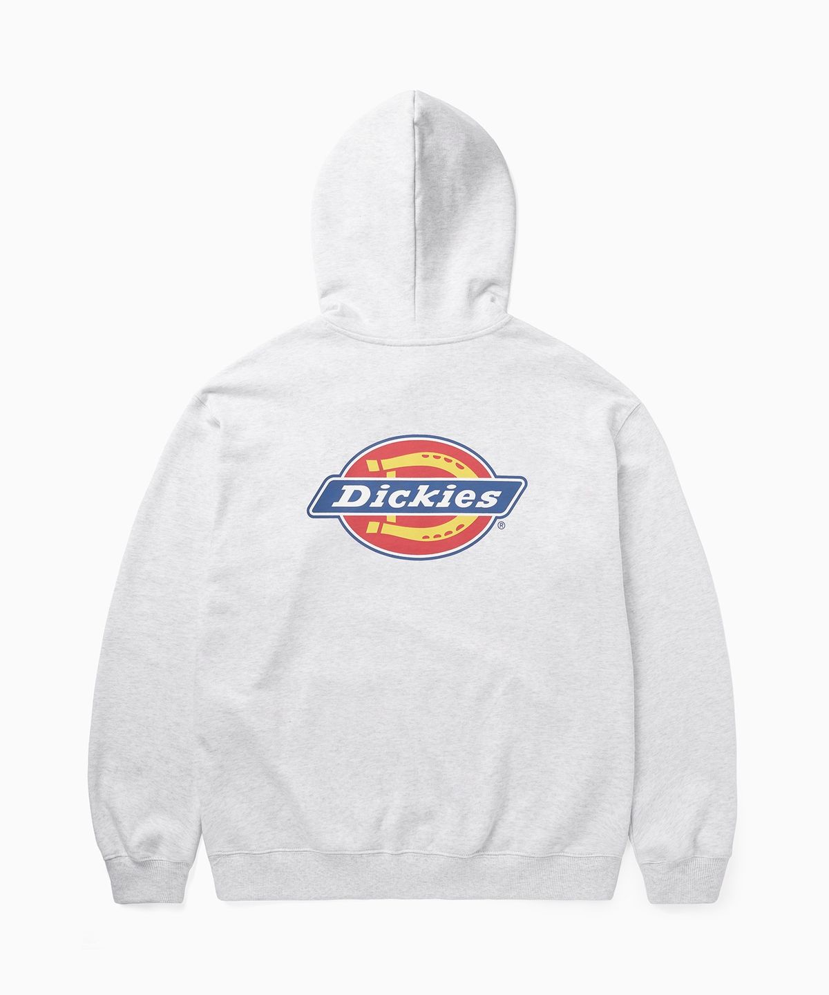 디키즈(DICKIES) 백 트리 로고 후디 Light Grey Melange