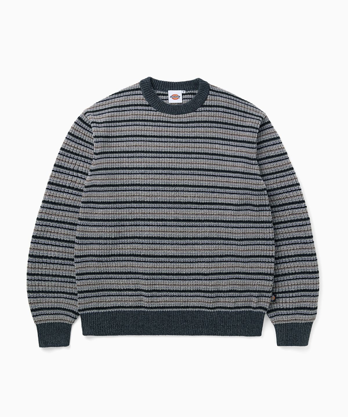 디키즈(DICKIES) 벨루아 스트라이프 니트 Black