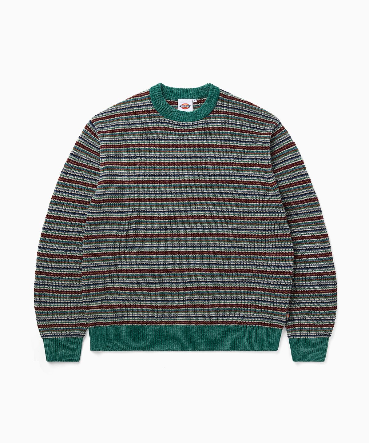 디키즈(DICKIES) 벨루아 스트라이프 니트 Green